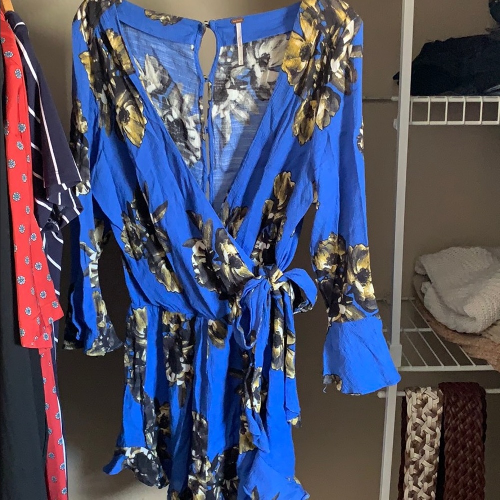 Free People floral romper